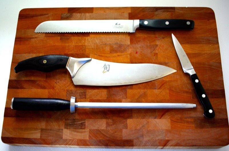 sharpen a serrated knife