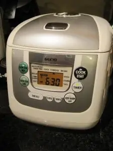 Sanyo Rice Cooker front display