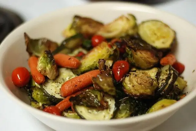 roasted vegetables bowl