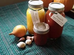 Canning your own sauce!