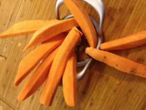 Cutting sweet potatoes can be tricky, unless you have the best fry cutter!