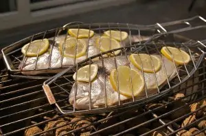 Basket for the perfect grilled fish