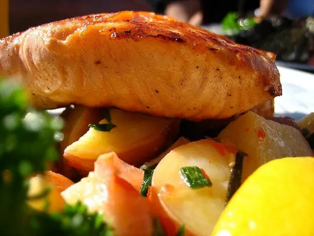 Salmon looks just as lovely as it tastes!
