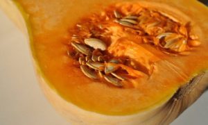 Butternut squash skin is technically edible, but it's tough and chewy.