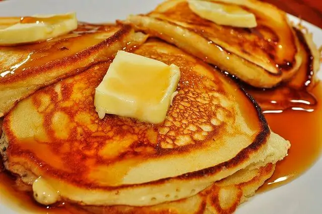 When pancakes are made on the griddle you call them griddle cakes. And they taste that much better. 