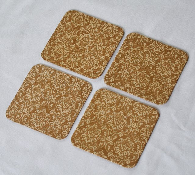 Coaster sets can be counter top savers!