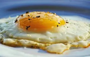 A perfectly fried egg. The only way to get it is with the right spatula. 