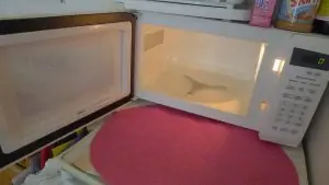 open door microwave