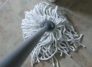 The mop is a tried-and-true method of cleaning, and great for hardwood!