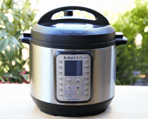 Instant pot on table