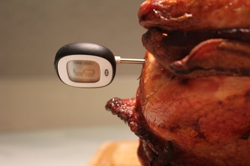  OXO Good Grips Chef's Precision Analog Leave-In Meat Thermometer,Silver,1  EA: Home & Kitchen
