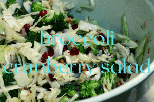 broccoli cranberry salad