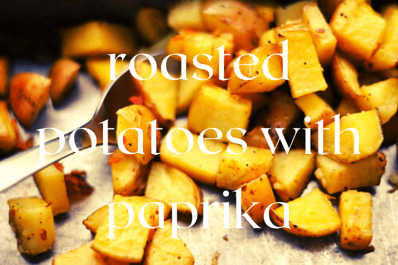 roasted potato pieces