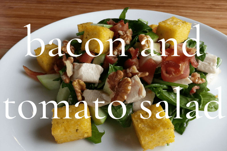 bacon and tomato salad