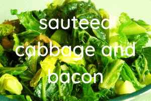 cooked cabbage