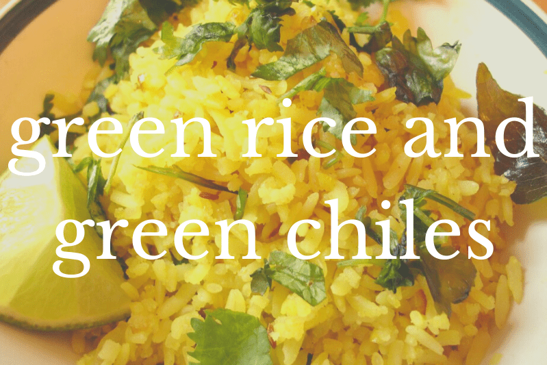 rice and greens in bowl