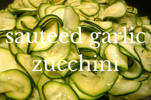 close up of sauteed zucchini