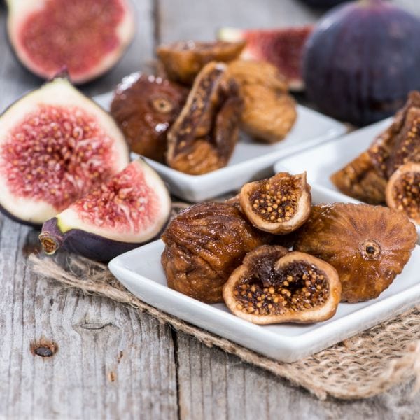 dried figs on plates