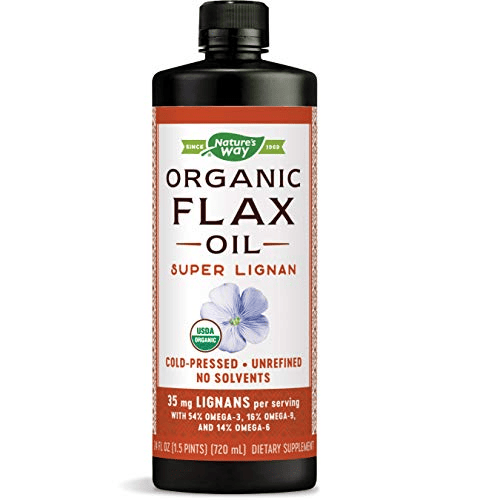 Nature's Way Organic Flax Oil Super Lignan 24 Ounce